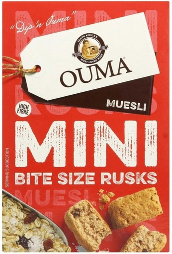 [RSKHFZSHHNBN7GZZ] Ouma Mini Bite Size Muesli flavoured Muesli Rusk (200 g)