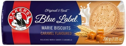 [CKBH4TVCCKKKAJU6] Bakers Blue Label Caramel Flavoured Marie Biscuit (200 g, Pack of 12)