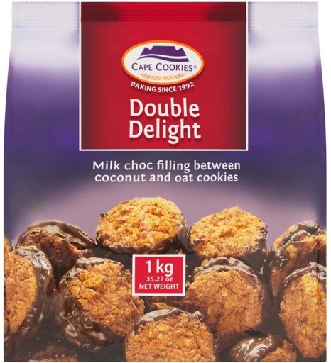 [CKBHFU62TEJEBJHD] Cape Cookies Double Delight Cookies (1 kg, Pack of 6)