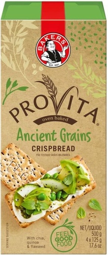[CKBHFU62XRBMWCNE] Bakers Provita Ancient Crispbread Multi Grain Biscuit (500 g, Pack of 12)