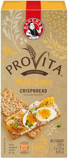 [CKBHFU6EGQUEZRYG] Bakers Provita Multigrain Crispbread Cracker Shortbread (250 g, Pack of 12)