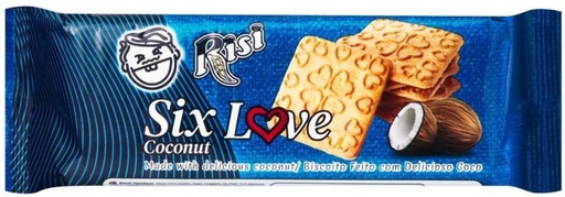 [CKBHFU62WQWRWMTQ] Risi Six Love Coconut Bakery Biscuit (200 g, Pack of 12)