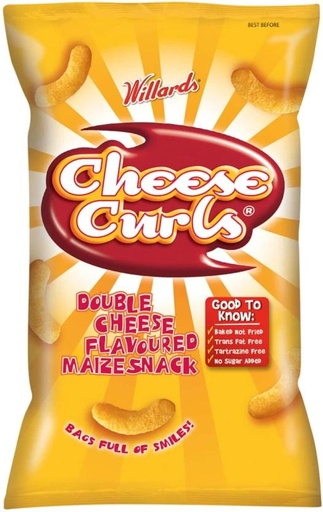[CPSH4S5FUMURZBYK] Willards Double Cheese Flavoured Maize Snack Puffcorn (1 x 150 g)