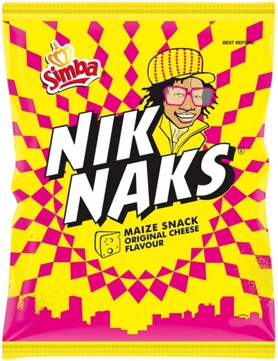 [CPSH4S5FSTN58TCG] Simba Nik Naks Original Cheese Flavoured Maize Snack Puffcorn (1 x 135 g)