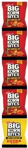 [CPSHFS7Y4WZYE4NH] Willards Big Corn Bites Tomato Flavoured Maize Chips (5 x 25 g)
