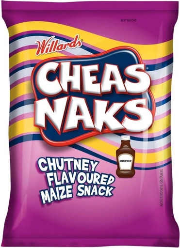 [CPSH4S5FCVZZNSPB] Willards Cheas Naks Chutney Flavoured Maize Snack Puffcorn (1 x 135 g)