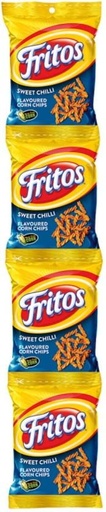 [CPSHFS7YDGHM6HZ2] Simba Fritos Sweet Chilli Flavoured Corn Chips (4 x 25 g)