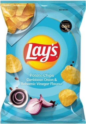 [CPSH4S5FGHMHA5AB] Lay's Caribbean Onion & Balsamic Vinegar Chips (48 x 36 g)