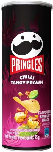 [CPSHFS7YWUCXUUG3] Pringles Chilli Tangy Prawn Flavoured Savoury Chips (1 x 95 g)