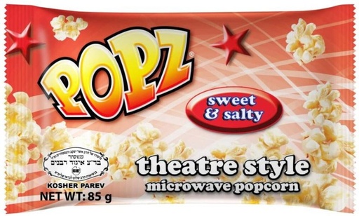 [PCOHFUDTYYE7KQG3] Ster Kinekor Popz Microwave Sweet and Salty Popcorn (85 g, Pack of 15)