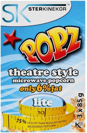 [PCOHFUDTHXRCZ8GB] Ster Kinekor Popz Microwave Lite Popcorn (85 g, Pack of 12)