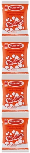 [CPSHFS7YQVVTHA5A] Messaris Bubbles Cheese Flavoured Maize Snack Puffcorn (4 x 20 g)