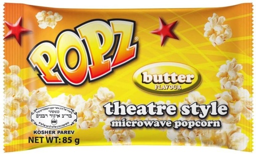 [PCOHFUDTZCMESGVX] Ster Kinekor Popz Microwave Butter Popcorn (85 g, Pack of 15)