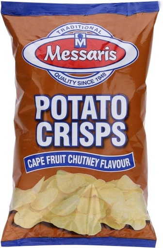 [CPSHFS7YZNZRYTHH] Messaris Potato Crisps Cape Fruit Chutney Chips (1 x 125 g)