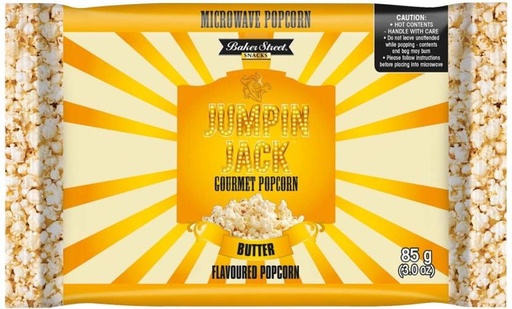 [PCOHFUDTPPCX7PHS] Jumpin Jack Microwave Gourmet Butter Popcorn (85 g, Pack of 12)