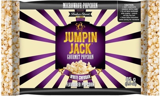 [PCOHFUDTXDYGHZHS] Jumpin Jack Microwave Gourmet White Cheddar Popcorn (85 g)