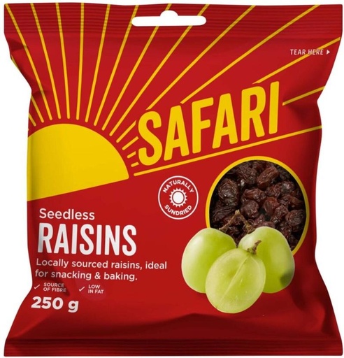 [NDFHFTAYJ6YM5ATU] Safari Seedless Choice Raisins (250 g)