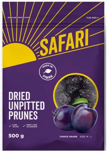 [NDFHFTAYE9G4YEUQ] Safari Choice Prunes (500 g)