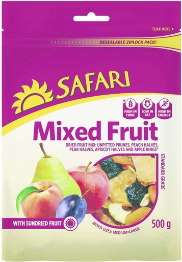[NDFH22YFZ8FDJHUQ] Safari Dried Mixed Fruit (500 g)