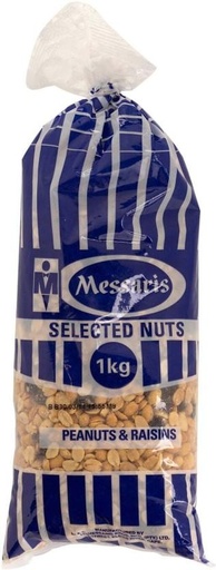 [NDFH22YF9WHMEJB5] Messaris Selected Peanuts & Raisins (1 kg)