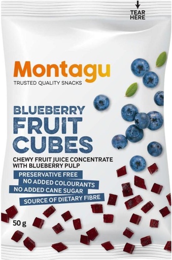 [NDFHFTAYZAUDFXYN] Montagu Fruit Cubes Blueberry (10 x 50 g)