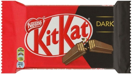 [CHOH26PHJEQTMQKX] Nestle Kit Kat Crisp Wafer Fingers Dark Chocolate Bars (41.5 g)