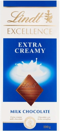 [CHOH26PHADH3QGZY] Lindt Excellence Extra Creamy Milk Chocolate Milk Chocolate Slabs (100 g)