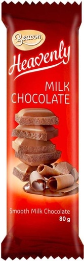 [CHOH26PHQXFFQZG8] Beacon Heavenly Milk Chocolate Slabs (12 x 80 g)