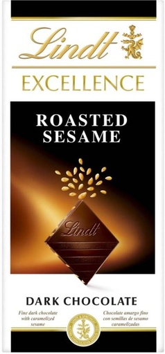 [CHOH26PHRPV2KAA4] Lindt Excellence Roasted Sesame Dark Chocolate Dark Chocolate Slabs (100 g)