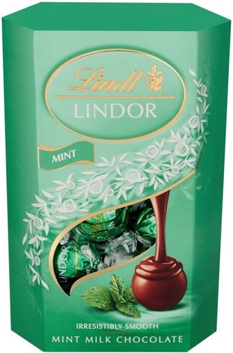 [CHOH26PH2WGZ35PK] Lindt Lindor Irresistibly Smooth Mint Milk Chocolate Milk Chocolate Bars (200 g)