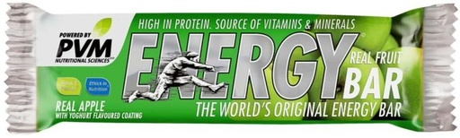 [CFEH7Z3YYPBATZXG] PVM Energy Bars Apple Fruit and Nuts Chocolate Bars (20 x 45 g)