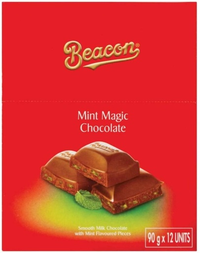 [CHOH26PHKX4VXAAG] Beacon Heavenly Mint Magic Milk Chocolate Slabs (12 x 80 g)