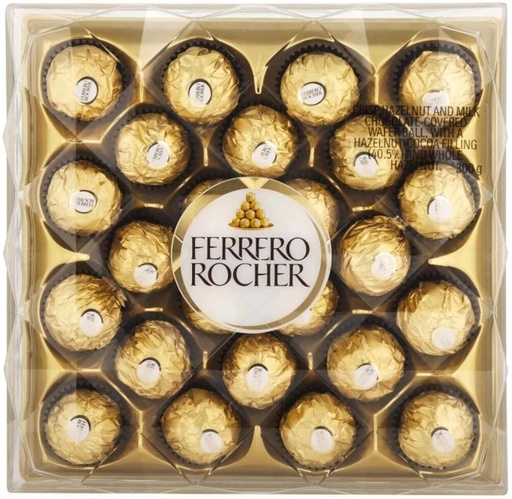 [CHOH26PHXKGTYHZW] Ferrero Rocher 24 Piece Gift Box Milk Chocolate Truffles (300 g)