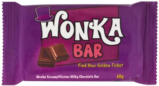 [CHOH26PHH4S9PGFE] Wonka Milky Chocolate Milk Chocolate Slabs (32 x 60 g)