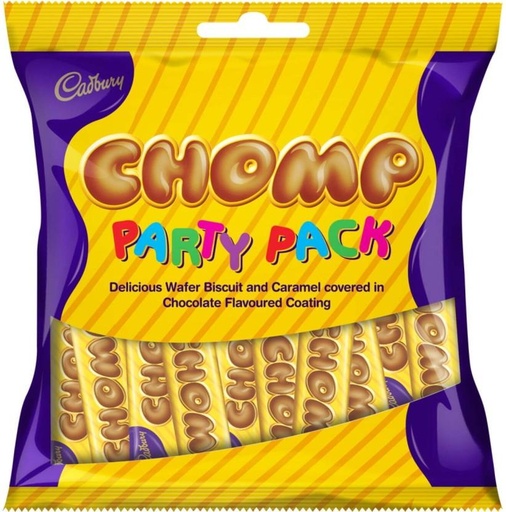 [CHOH26QXJHC5GCWH] Cadbury Chomp Party Pack Milk Chocolate Bites (168 g)