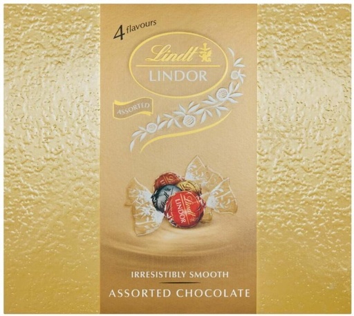 [CHOH26PHZGUH8T2V] Lindt Lindor Irresistibly Smooth Assorted Milk Chocolate Truffles (150 g)
