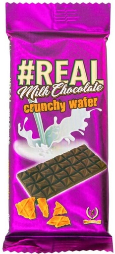 [CHOH26PHUSRRCPAJ] Real Crunchy Wafer Milk Chocolate Slabs (85 g)