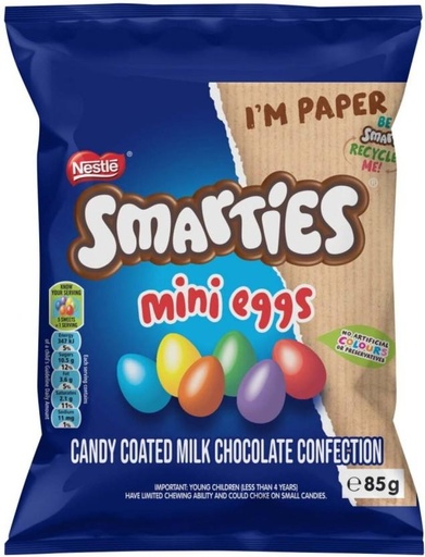 [CHOH26PHJ3SQTKYH] Nestle Smarties Mini Candy Coated Milk Chocolate Truffles (40 x 85 g)
