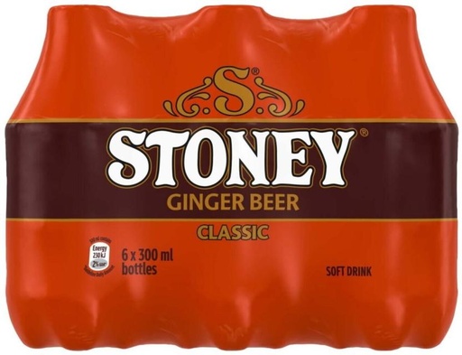 [ADKHAWV2GFJMFHB5] Stoney Ginger Beer Classic (6 x 300 ml)