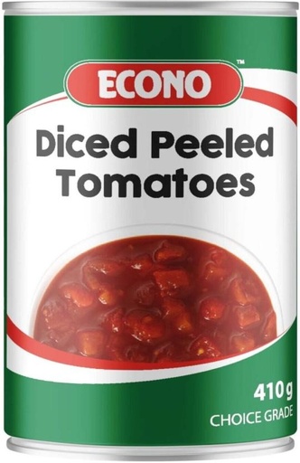 [CFDHFRS7CNRJH8ZU] Econo Diced Peeled Tomatoes Vegetables (410 g, Pack of 6)