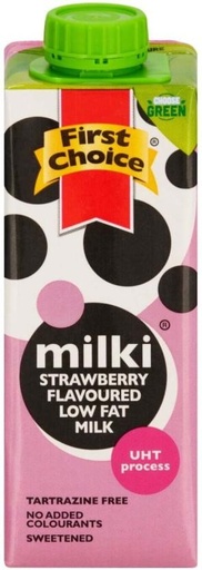 [MLKH9PGH4XYKVGFX] First Choice Strawberry Milk, Strawberry Flavour (250 ml)