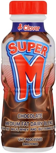 [MLKH7V2GUYEBWQJY] Super M Chocolate Medium Fat Dairy Blend, Chocolate Flavour (24 x 300 ml)
