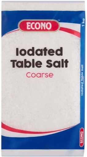 [SLTHCY5BQDGGCZWZ] ECONO Fine Iodized Salt (1 kg, Pack of 20)