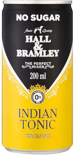 [ADKHYRH8ZXPT3SVK] Hall & Bramley Indian Tonic - No Sugar (6 x 200 ml)