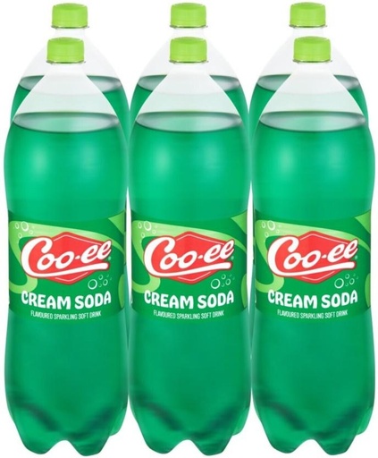 [ADKH4QPZQZS5TGMM] Coo-Ee Creme Soda Flavoured Soft Drink (6 x 2 L)