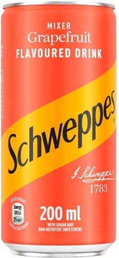 [ADKH4QPZHBGREHQH] Schweppes Grapefruite Flavoured Drink (200 ml)