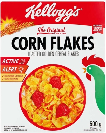 [CFEHFRAHGACXZNZY] Kellogg's Corn Flakes Box (500 g)