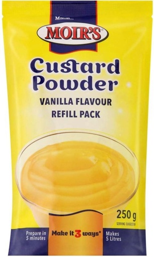 [BITH9HFYWQWKT5FM] Moir's Vanilla Flavour Refill Pack Custard Powder (20 x 250 g)