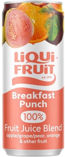 [DKJHFRU4YXN53YS2] Liqui Fruit Breakfast Punch 100% Fruit Juice Blend (24 x 300 ml)