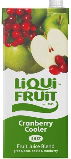 [DKJHFRU5NXZMPV3Y] Liqui Fruit Cranberry Cooler 100%_Fruit Juice Blend (6 x 2 L)